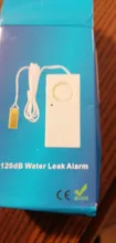 LESHP-Detector de fugas de agua 130dB, alarma de agua, Sensor de detección de fugas, alerta de inundación, sistema de alarma de seguridad para el hogar