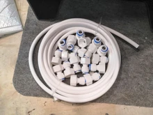1 Meter RO Water 1/4 3/8 Inch OD PE Hose Tubing White Flexible Pipe Tube For Reverse