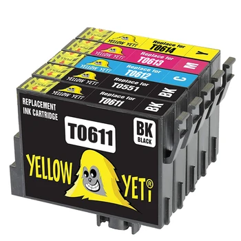

5pcs Compatible Ink Cartridge T0611 For Epson Stylus DX4200 DX4250 DX4800 D68 D68PE D88 printer T0611- T0614