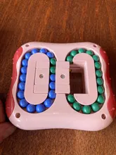 Cubo giratorio de inteligencia mágica para niños, juguete educativo con giroscopio para dedos