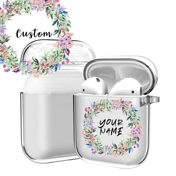 

Watercolor Flower Berry Case AirPods Named Initial Case Custom Case Personalized Case Floral For Air Pods Case Headphones case