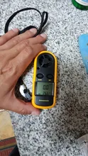 Anemómetro Digital 0-30 m/s, anemómetro-10 ~ 45C, medidor de temperatura con pantalla de retroiluminación LCD