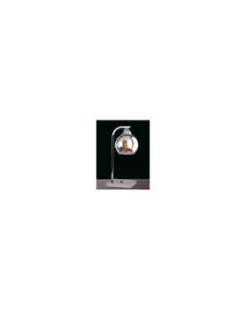 

Table lamp. DESKTOP OR DESKTOP CHROME METAL AND CRYSTAL. CHROME COLOR. Light E27 Ref. 42720-1T