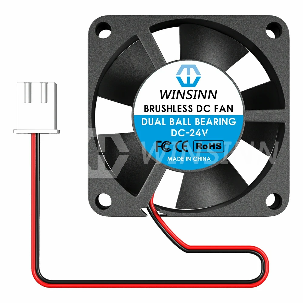 WINSINN 30mm Fan DC 5V 12V 24V 3010 Hydraulic / Dual Ball Bearing Brushless Cooling 30x10mm 2PIN motor stepper printer
