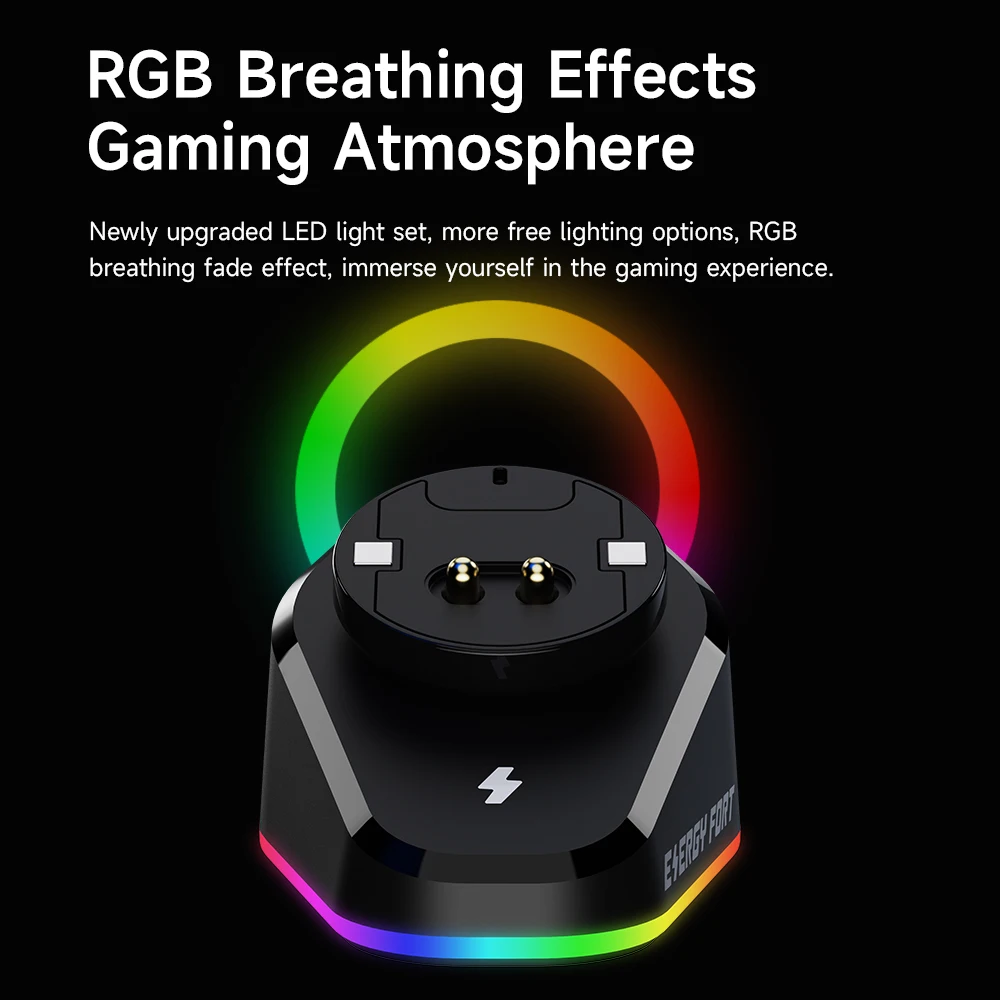 Mouse sem Fio Carregamento Dock Carregador Ímã para Logitech g Pro x G502 Lightvelocidade Deathadder Naga Viper Basilisk - Imagem 5