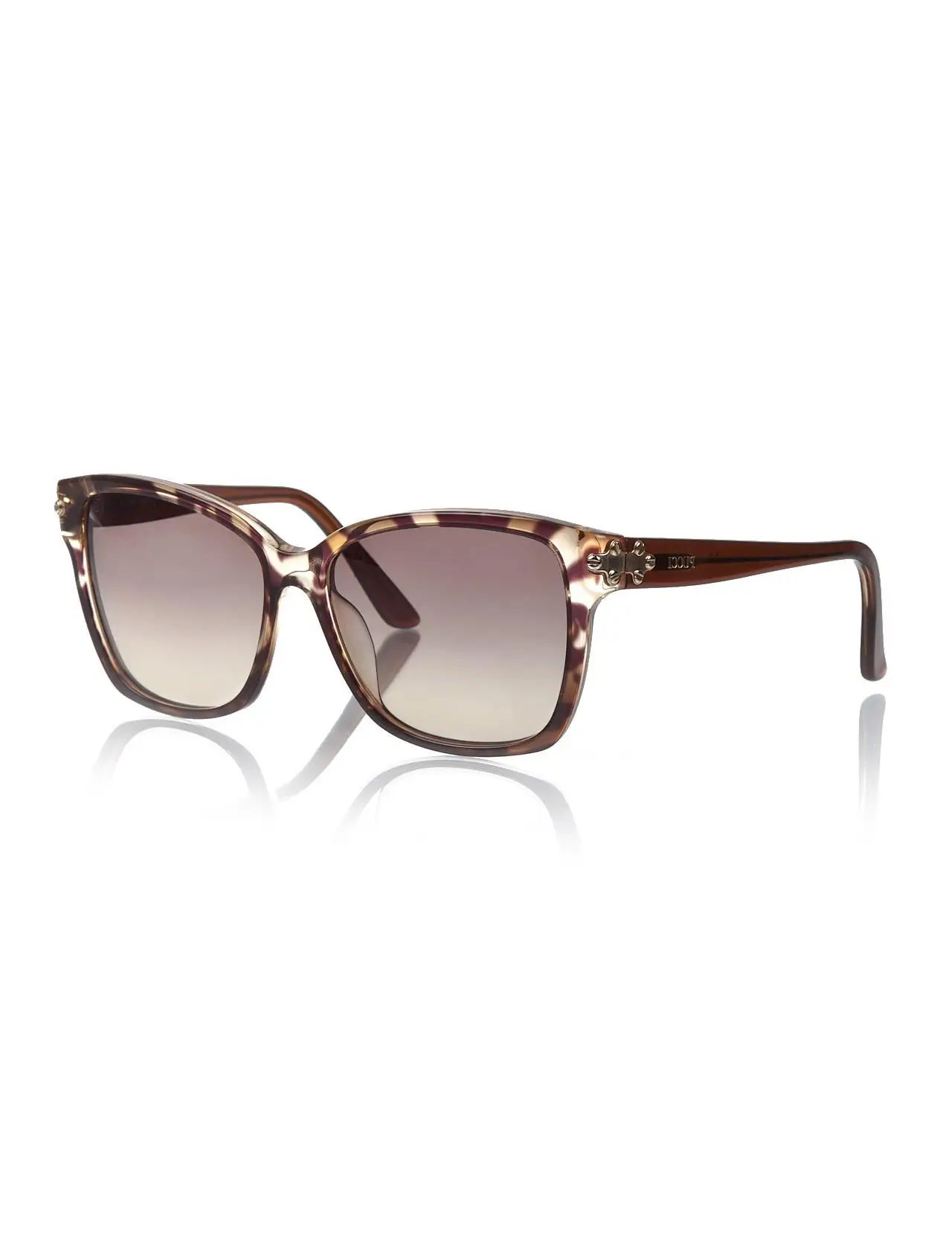 

Women's sunglasses ep 716 236 bone Brown organic square square 57-14-135 emilio pucci