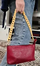 Correa para bolso de resina acrílica, correa para bolso de hombro de hueso de pescado, correa de cadena, cinturones desmontables, accesorios para bolso de ASA, 30cm/41/60cm, 1 ud.