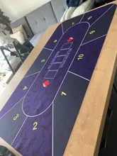 Texas Desk-Pad Poker-Mat Rubber Gaming Jack-Baccarat Black Holdem Durable Dice Home