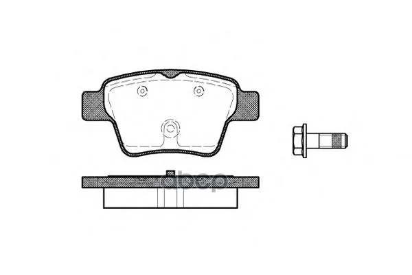 1138 00_=Fdb1784=221954 Sbs!Колодки Дисковые З Citroen C4, Peugeot 307 1.4-2.0/Hdi 16v 04 Remsa 113800 Remsa арт. 113800