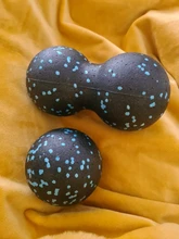 Pelota de miofascia EPP Lacrosse, Bola de masaje de cacahuete de alta densidad, ligera, Fitness, ejercicio, Fascia, alivia el dolor, Yoga