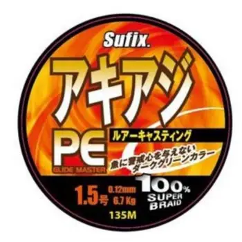 

Fishing line Sufix PE glide master chartreuse 135 m 0,12mm (ds1mp01441bb1c)