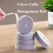 

Velcro Cable Organizer USB Desk Organizer Home Office Storage Desk Organizer Free Cut Cable Ties Mouse Earphone Management Hoop
