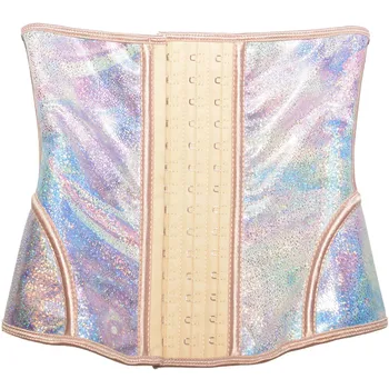 

Colorful Corset Women Body Shaper Latex Waist Trainer Cincher Underbust Corset Fat Burning Sexy Shapewear 3 Rows Hooks Corset