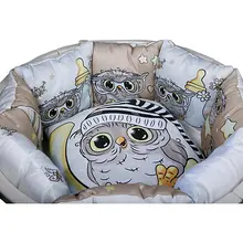 Комплект в кроватку Эдельвейс "Совята", 6 предметов