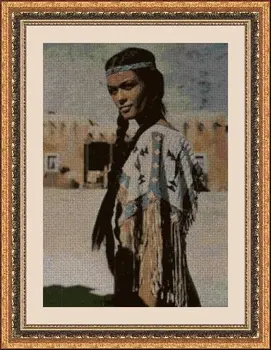 

CROSS STITCH KIT PANDATHREAD AMERICAN CULTURE 30546