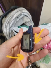 Envío Gratis nuevo B9 caso llavero para la versión rusa starline B9 B6 A91 A61 LCD dos coche Control Remoto/transmisor FM