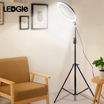 

2020 Selfie Lamp LED Studio Camera Beauty Ring Light Photo Phone Video Light With Tripods Selfie Stick Fill Dimm Lamp For Canon