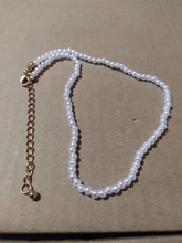 Collar con colgante de concha de amor para mujer, gargantilla de cadena de perlas Simple de 6MM de estilo Vintage, joyería de moda al por mayor