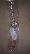 Reloj de pulsera dorado y plateado para mujer, reloj de cristal de roca, reloj de pulsera de cuarzo de lujo para mujer