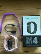 Reloj inteligente deportivo M4 para mujer, con pantalla LED, Bluetooth, resistente al agua, digital