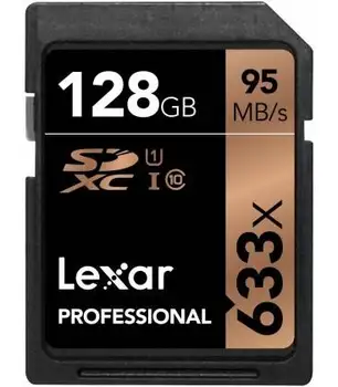 

LEXAR SDHC CARD™/SDXC™UHS-I 633x128GB