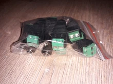 5 Juegos de 10 Uds. De cámaras, 2,1mm x 5,5mm, adaptador de enchufe hembra y macho, toma de corriente continua, color verde