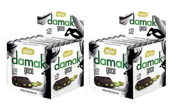 

NESTLE Damak Dark Chocolate with Pistachios, 2.82 Ounce Bar (12 Bars)