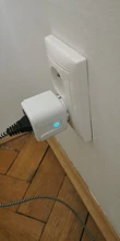 Enchufe WiFi de enchufe inteligente para la UE, 16A, Monitor de potencia, función de sincronización, Control por aplicación Tuya SmartLife, funciona con el asistente de Google Alexa, 100-240V