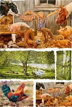

Decoupage "love2art" paper Rice KPR 32x22 0029 Farm