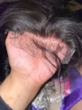 Allove de la onda del cuerpo de la peluca con malla Frontal transparente 13x4 peluca Frontal de encaje pelucas de cabello humano para las mujeres negras 28 30 pulgadas peluca con malla Frontal