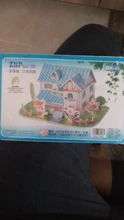 Rompecabezas 3D de Castillo de dibujos animados para niños, juguetes educativos de aprendizaje, regalo para chico