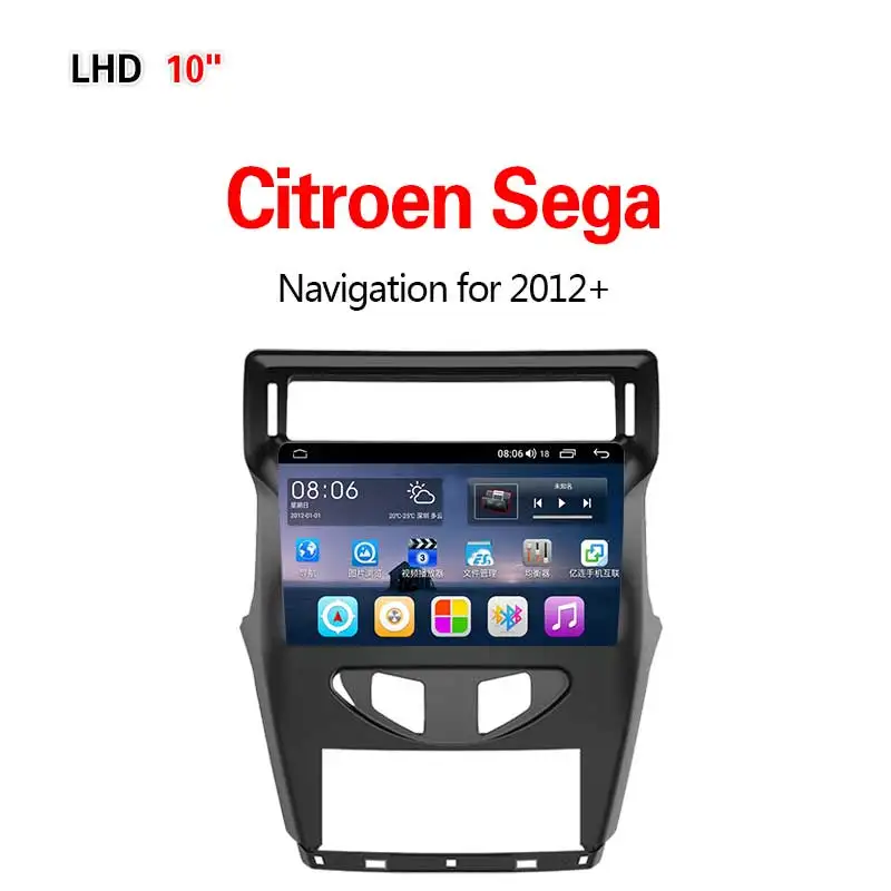 Lionet gps навигация для автомобиля Citroen Sega 2012+ 10,1 дюймов LC1014Y - Размер экрана, дюймов: 4G8core4G64G