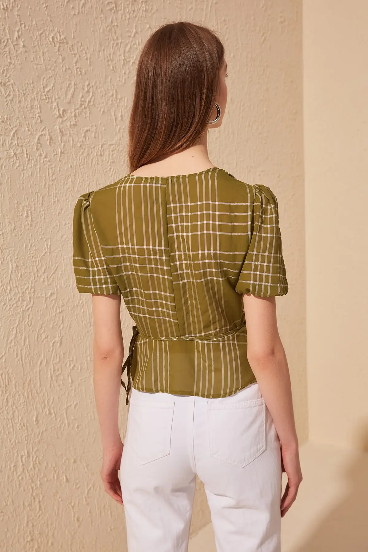 Trendyol Plaids Blouse TWOSS20BZ0469