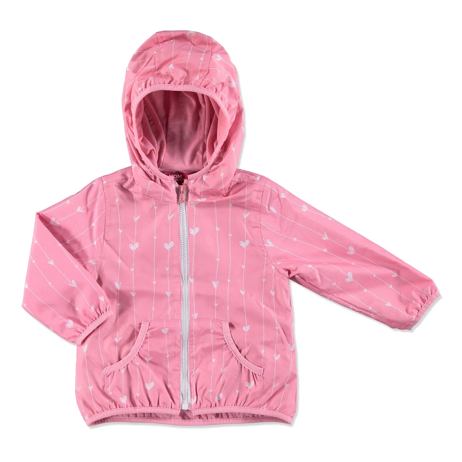 

ebebek Midimod Summer Baby Girl Hearted Micro Rain Coat