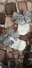 Calcetines cortos de encaje para bebé recién nacido, para niña, con lazo de invierno, de algodón, de princesa, moda para niña, ropa de 1, 2, 3, 4, 5, 6, 7 y 8