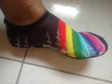 Sneaker Swimming-Shoes Beach-Shoes JACKSHIBO Aqua Zapatos Striped Colorful Plus-Size