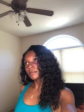 Transpare-Peluca de cabello humano rizado de 13x6 para mujeres negras, postizo de encaje Frontal con ondas profundas, prearrancado, 360 densidad, HD