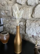 Hierba de cola de conejo, flores secas naturales para decoración del hogar, arreglo de flores, decoración de boda, accesorios de césped de flores reales, 30 Uds.
