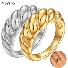 Anillo de A-Z tallado ancho con iniciales para hombre y mujer, anillos con letras en inglés a la moda, joyería para fiesta y boda