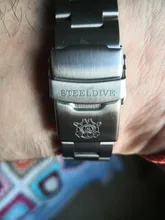 SD1970 Steeldive Brand 44MM Hombres NH35 Reloj de buceo con bisel de cerámica