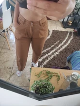 Mom Jeans Trousers Harem Pants Boyfriend Brown Streetwear Pink Vintage Green High-Waist