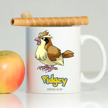 

Personalized Pokemon Pidgey White Mug Cup