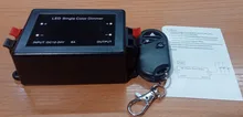 LED Single Color Dimmer 3 Key RF Remote Control Wireless LED Controller 12V 24V DC 8A