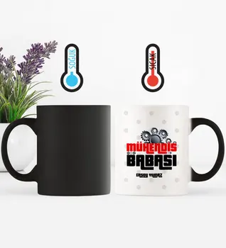 

Father's Day Custom Engineer Father Magic Mug Cup-1