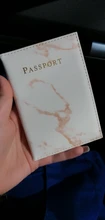 Funda de pasaporte para hombre y mujer, de cuero sintético, estilo de mármol, tarjetero de viaje, porta pasaporte, paquete, BILLETERA, bolso