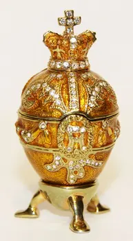 

Copy Faberge 114-0223-5 egg Easter, small, Royal, beige