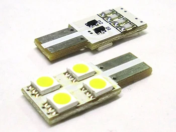 

Led lamp T10 W5W 4 Smd 5050 No Polarita White 12V license plate lights goalkeeper