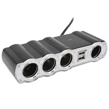 

Cigarette lighter socket splitter 4-slot WF-4008