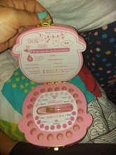 Estuche de madera con dientes de leche para niños y niñas, caja de almacenamiento de recuerdo, organizador Umbilical, juguete para regalo