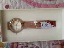 Shengke-Reloj de pulsera de cuarzo con esfera azul para Mujer, nuevo diseño, elegante, 32 MM, movimiento japonés, femenino